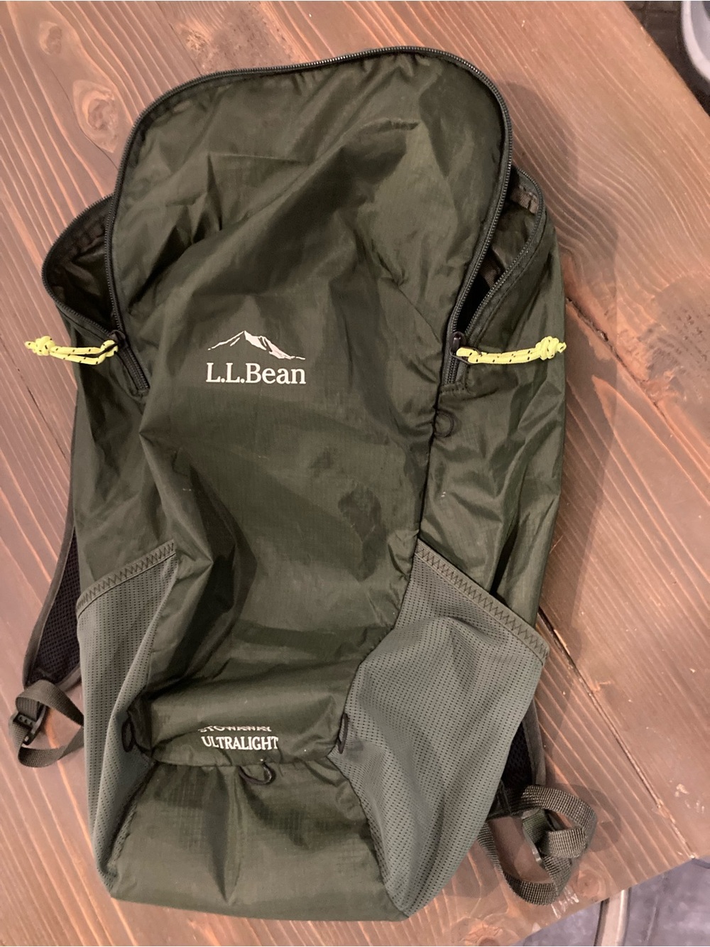 L.L. Bean Ultralight Backpack - Olive Green